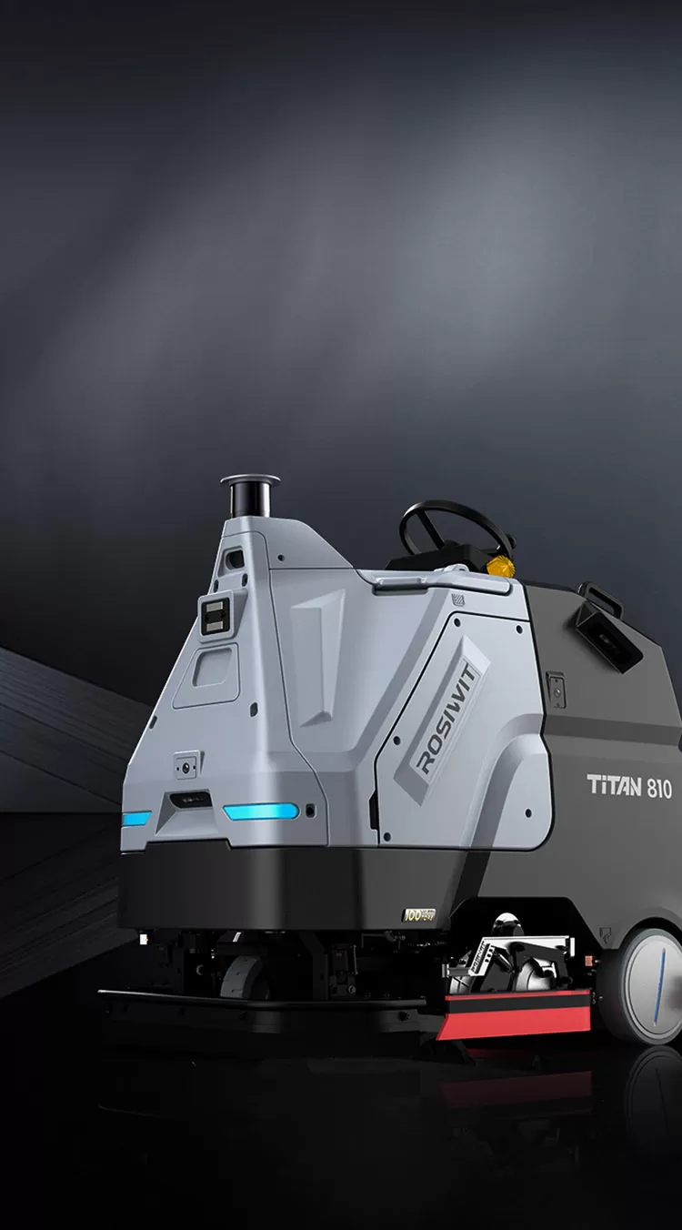 Przemysłowy skruber robotyczny zasilany sztuczną inteligencją