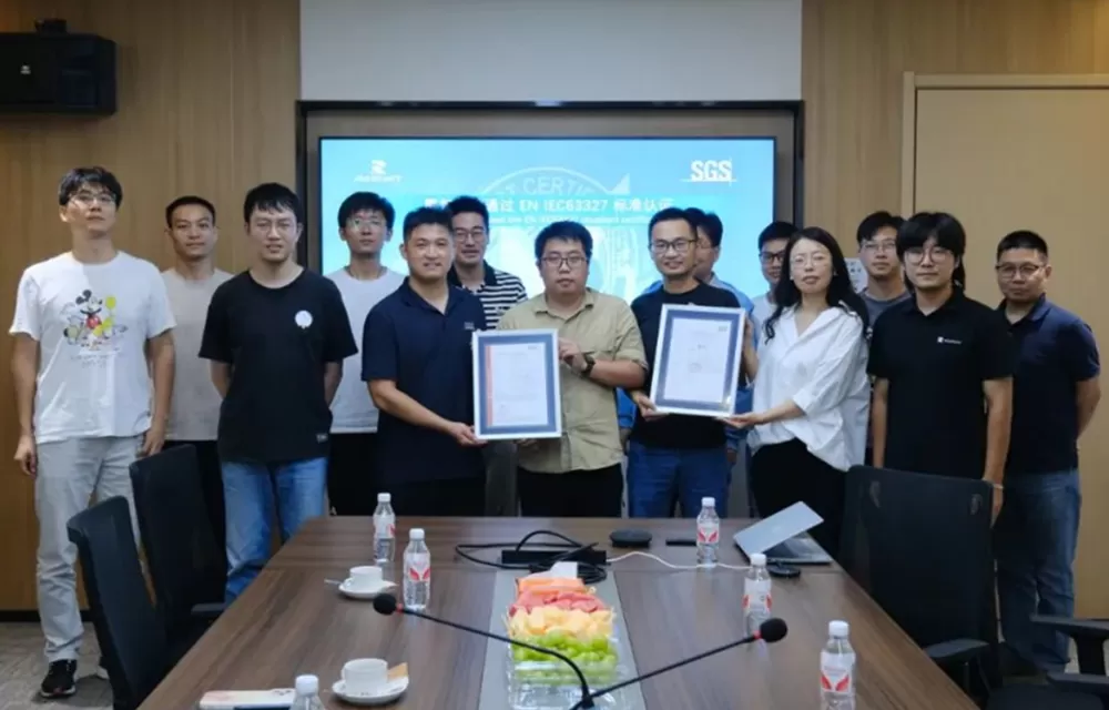 Rosiwit Cobotics otrzymał IEC63327 od SGS, przyspieszając rozwój zagraniczny