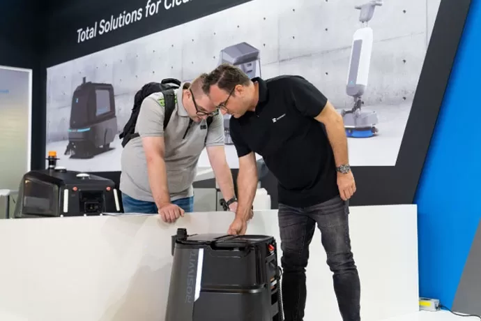 rosiwit presents total solutions for cleaning cobotics at cms berlin 2023